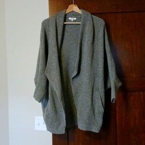Madewell cocoon cardigan xs/s gray